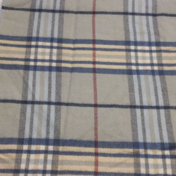 Cashmink Plaid Scarf Made In Germany - Picture 4 of 4